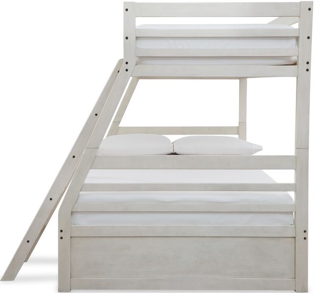 Signature Design by Ashley® Robbinsdale Antique White Twin/Full Bunk Bed 3