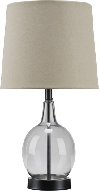 Signature Design by Ashley® Arlomore Gray Glass Table Lamp