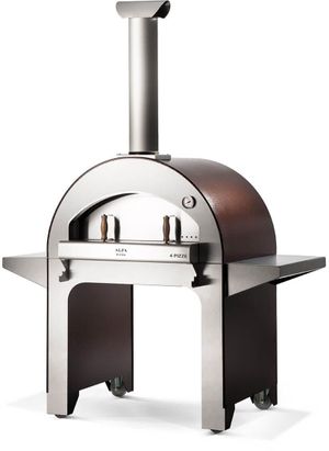 CLOSEOUT Alfa Outdoor Copper 4 Pizze Oven