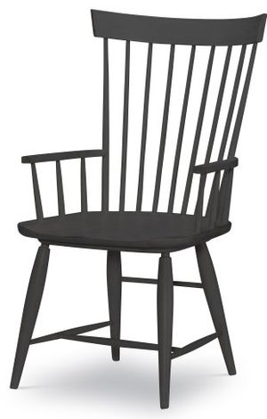Legacy Classic Belhaven Rustic Black Windsor Arm Chair