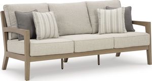 Signature Design by Ashley® Hallow Creek Driftwood Outdoor Sofa with Cushion