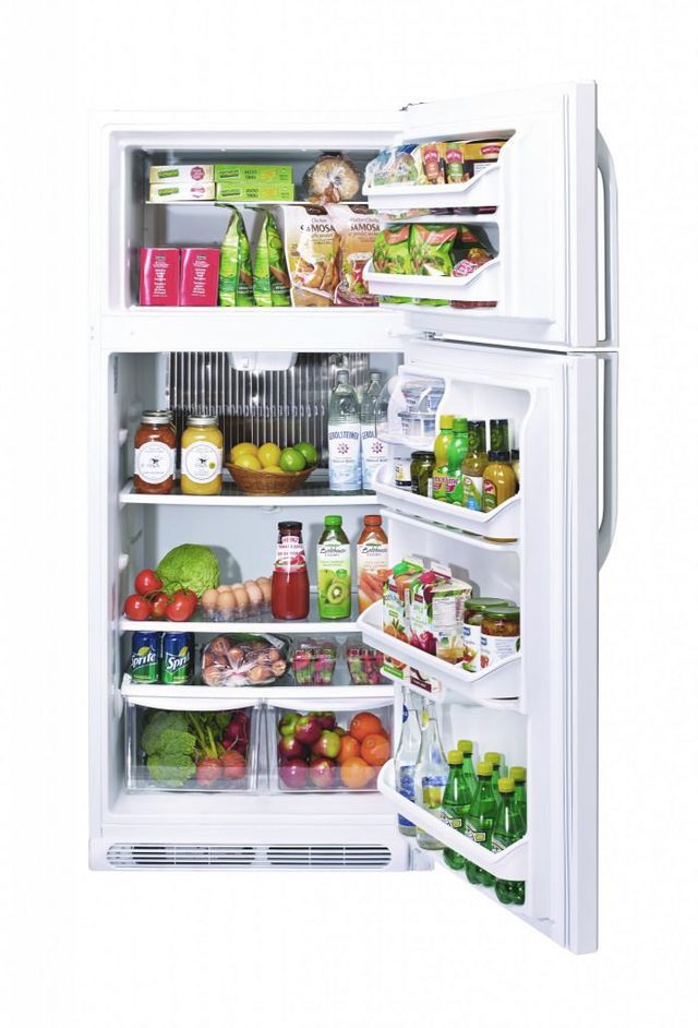 Unique® Appliances 22.1 Cu. Ft. White Standard Depth Freestanding Liquid Propane Top Freezer Refrigerator 2