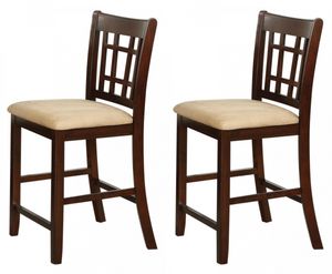 Coaster® Lavon 2-Piece Tan Counter Height Chairs