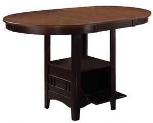 Coaster® Lavon Light Chestnut/Espresso Counter Height Table