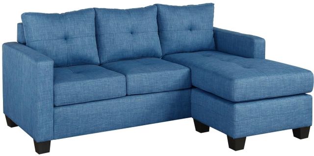 Homelegance® Phelps Blue Reversible Sofa Chaise