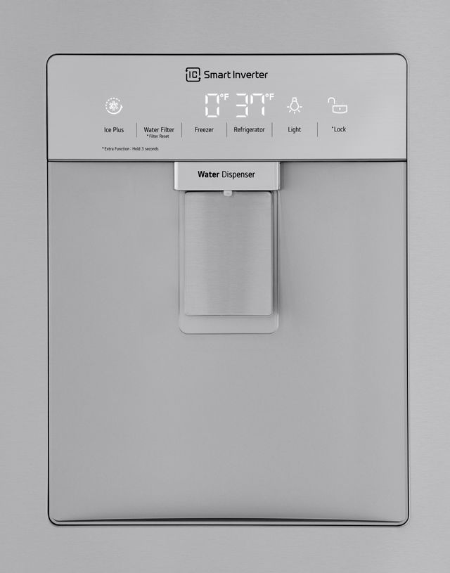 LG 29.0 Cu. Ft. PrintProof™ Stainless Steel French Door Refrigerator 9