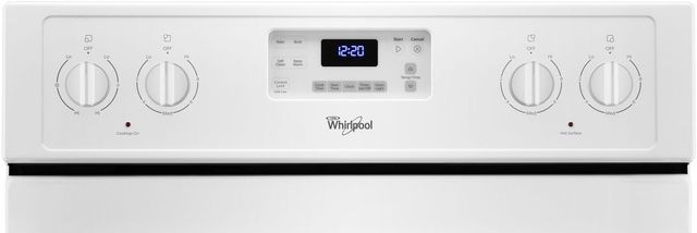 Whirlpool® 30" Freestanding Electric Range-White 5