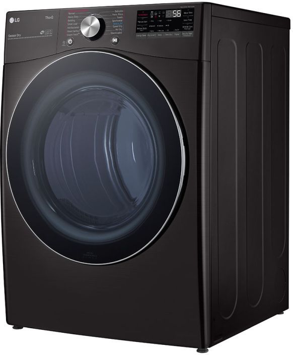 LG 7.4 Cu. Ft. Black Steel Front Load Gas Dryer