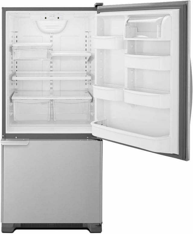 Whirlpool® Gold® 18.7 Cu. Ft. Bottom Freezer Refrigerator-Stainless Steel 2