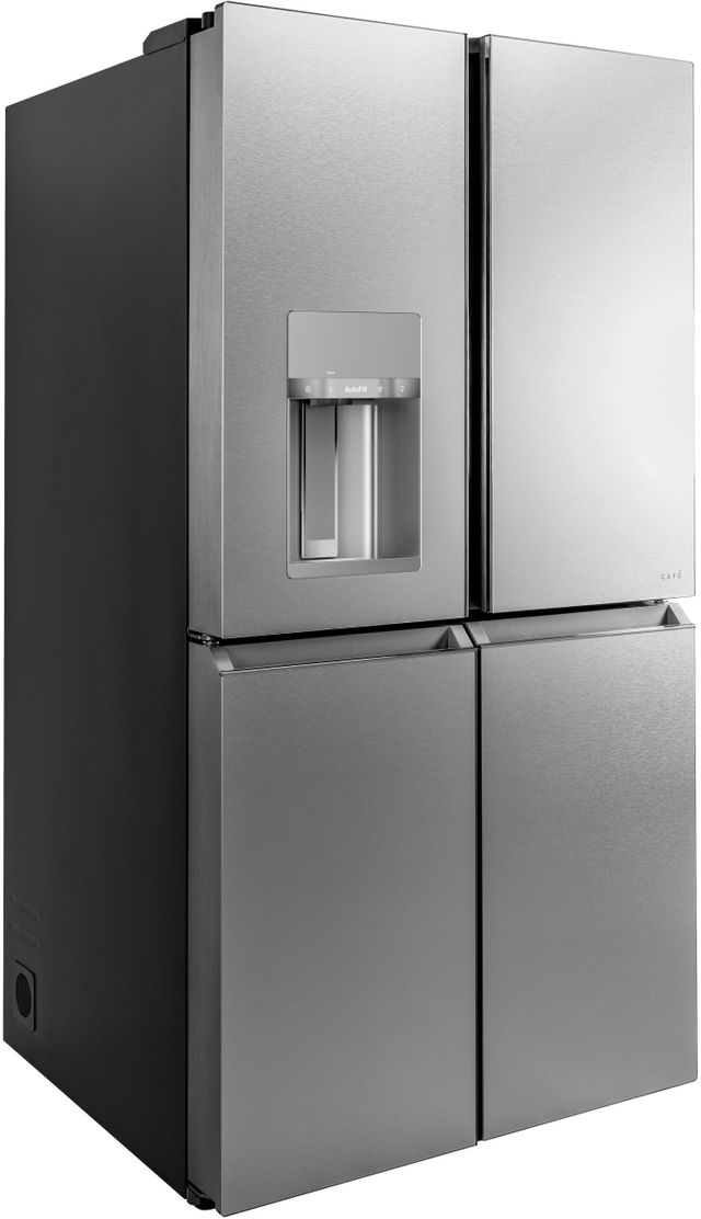 Café™ 27.4 Cu. Ft. Platinum Glass Smart French Door Refrigerator 4