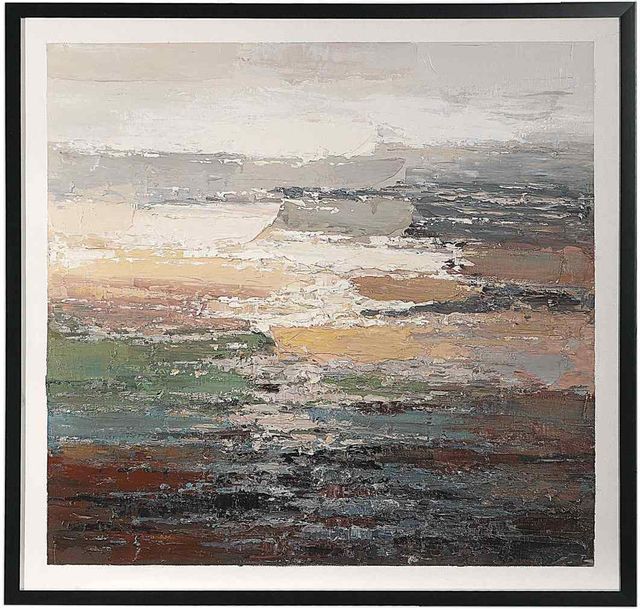 Uttermost® by Carolyn Kinder Tides Tan Abstract Art-0
