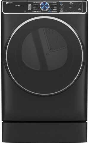 GE Profile™ 5.3 Cu. Ft. Carbon Graphite Front Load Washer and Electric Dryer