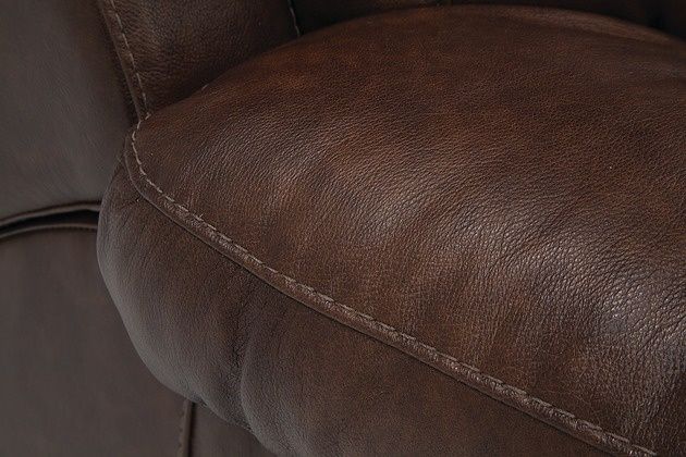 Palliser® Furniture Kenaston Brown Power Sofa Recliner with Powered Headrest and Lumbar 2