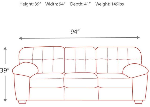 Signature Design by Ashley® Accrington Granite Sofa-3