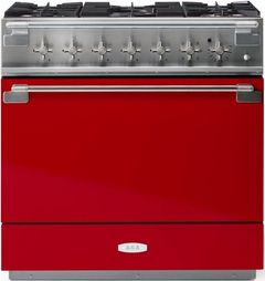 AGA Elise 36" Piccadilly Red Freestanding Dual Fuel Range 