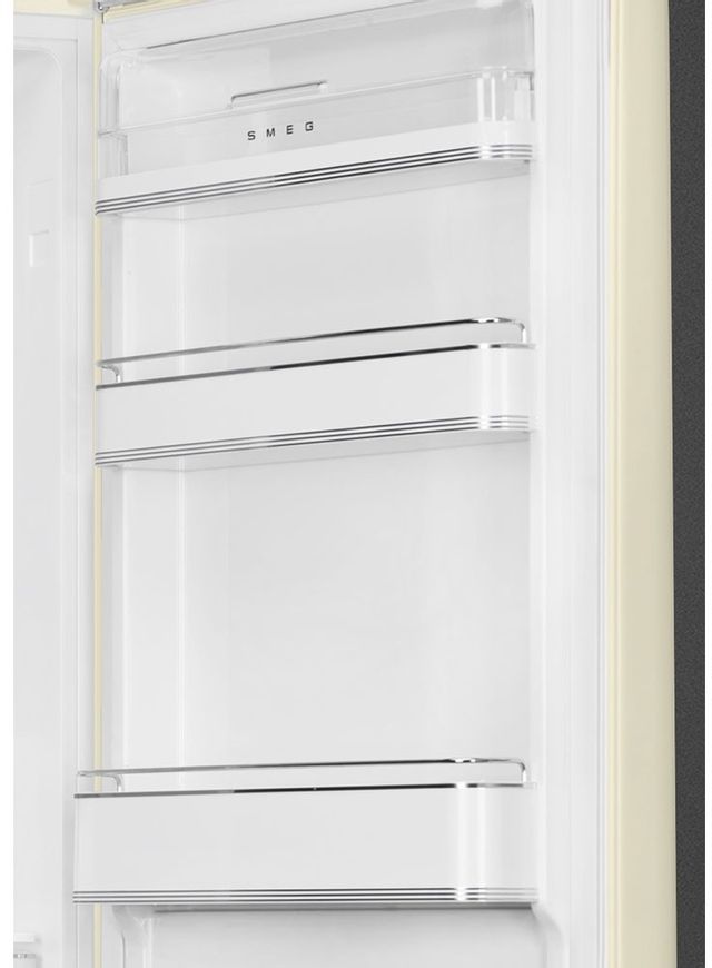 Smeg 50's Retro Style Aesthetic 11.7 Cu. Ft. Cream Bottom Freezer Refrigerator 2
