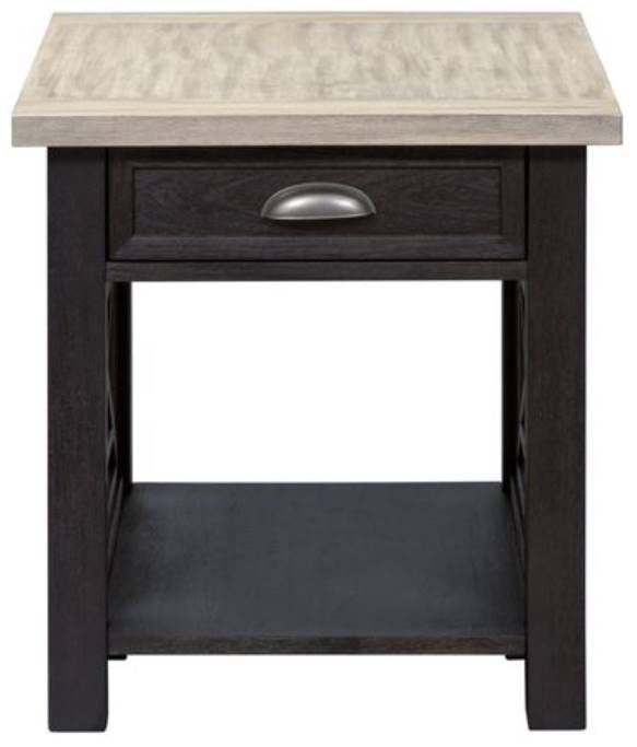Liberty Heatherbrook Two-Tone End Table-0