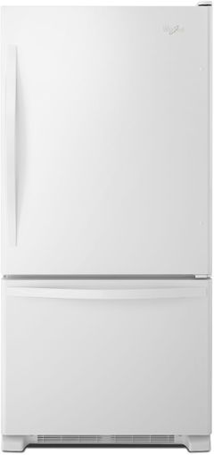 Whirlpool® Gold® 22.1 Cu. Ft. White Bottom Freezer Refrigerator-WRB322DMBW