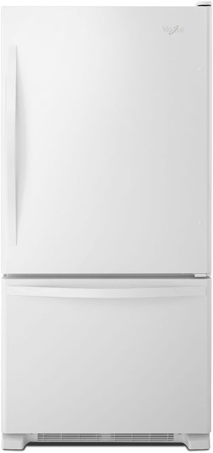 Whirlpool® Gold® 22.1 Cu. Ft. White Bottom Freezer Refrigerator