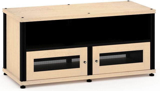 Salamander Designs® Synergy Model 229 AV Cabinet-Natural Maple/Black 0