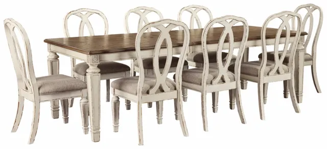 Signature Design by Ashley® Realyn 9-Piece Brown Dining Set 0