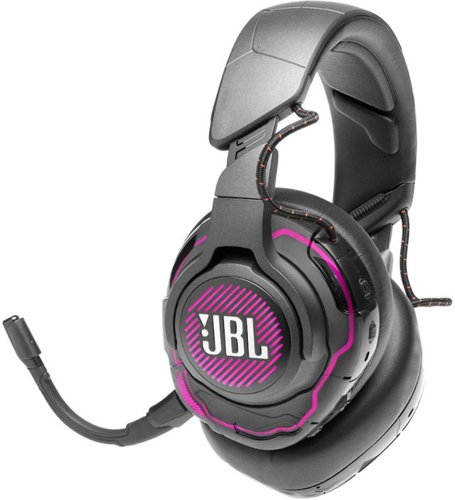 JBL Quantum One Black Wireless Over-Ear Gaming Headphones w/Mic 1
