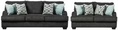 Benchcraft® Charenton 2-Piece Charcoal Living Room Set