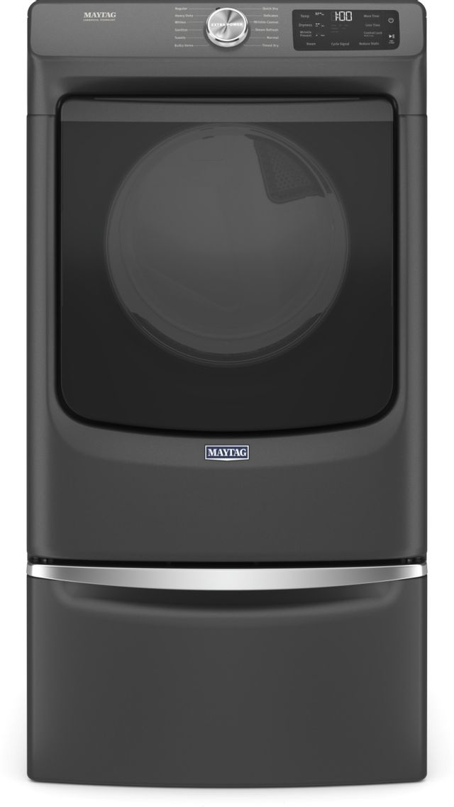 Maytag® 7.3 Cu. Ft. Volcano Black Front Load Electric Dryer | Midland ...