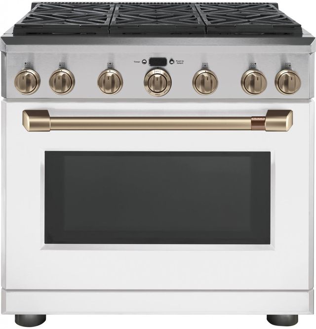 Café™ 36" Stainless Steel Professional Style Dual Fuel Range 15