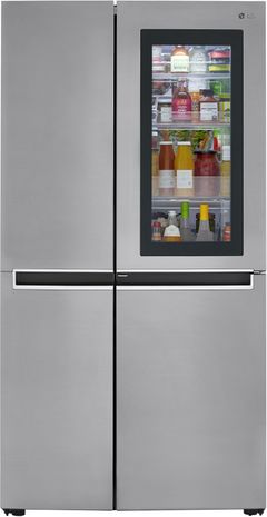 LG 26.8 Cu. Ft. Platinum Silver Side by Side Refrigerator