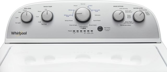 Whirlpool® 3.9 Cu. Ft. White Top Load Washer-2