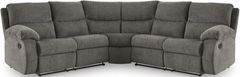 Signature Design by Ashley® Museum 2-Piece Pewter Manual Reclining Sectional