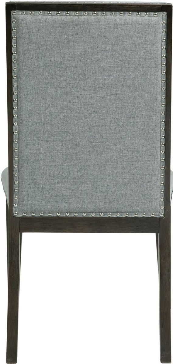 Elements International Donavan 2-Piece Gray Side Chair-3