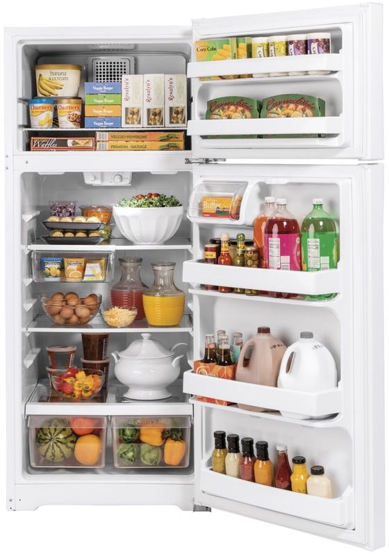 Crosley® 17.5 Cu. Ft. White Top Freezer Refrigerator 3