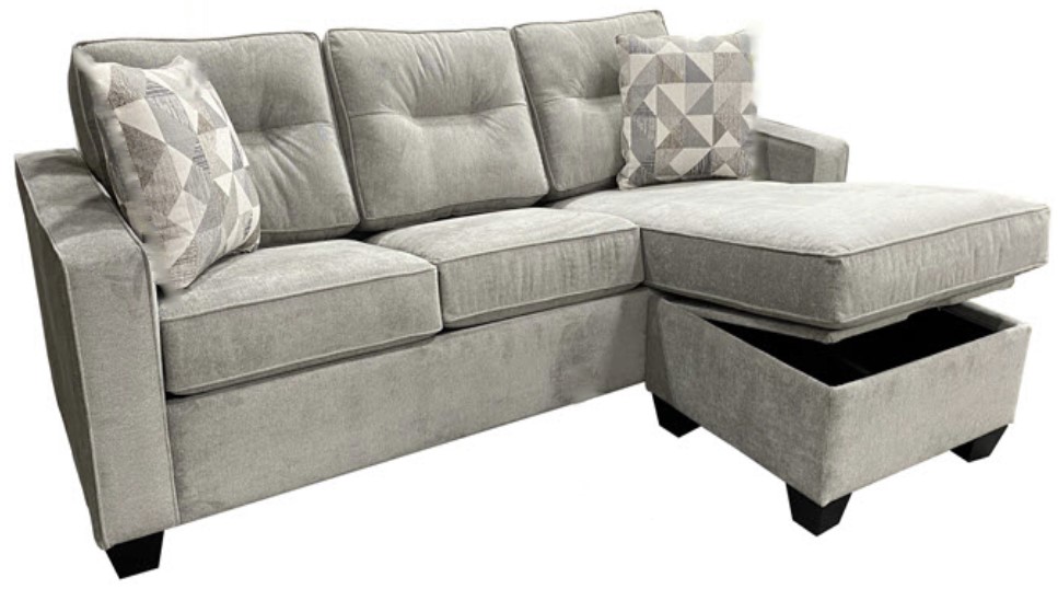 Stanton™ Queen Sofa Chaise Sleeper Gel With Storage | Idaho Falls ...