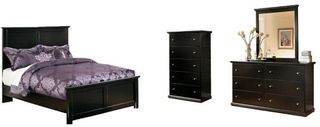 Signature Design by Ashley® Maribel 4-Piece Black Full Youth Storage Panel Bed Set