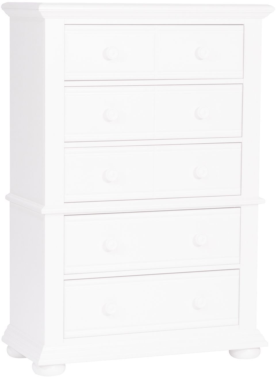 Liberty Furniture Summer House I Oyster White 5 Drawer Chest