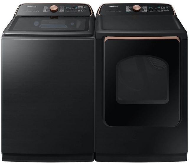 Samsung 5.5 Cu. Ft. Brushed Black Top Load Washer 9