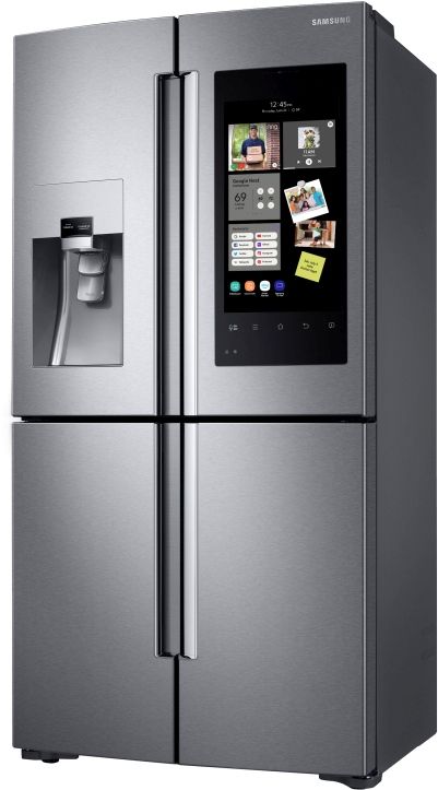 Samsung 22 Cu. Ft. Counter Depth 4-Door Flex™ Refrigerator-Fingerprint Resistant Stainless Steel 15