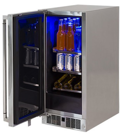LYNX® Professional 2.73 Cu. Ft. Stainless Steel Outdoor Left Hinge Compact Refrigerator 