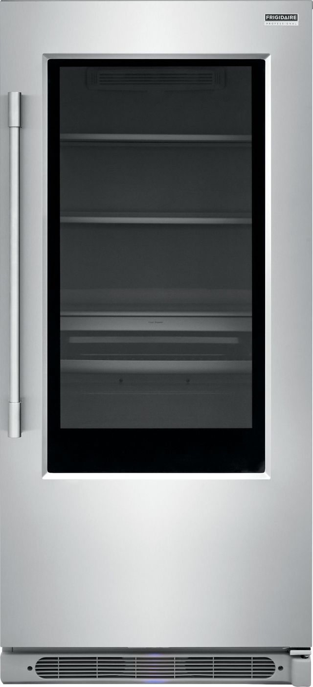 Frigidaire Professional® 18.6 Cu. Ft. Stainless Steel Glass Door All Refrigerator 1