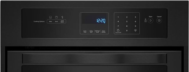 Whirlpool® 24" Black Electric Built In Oven-1