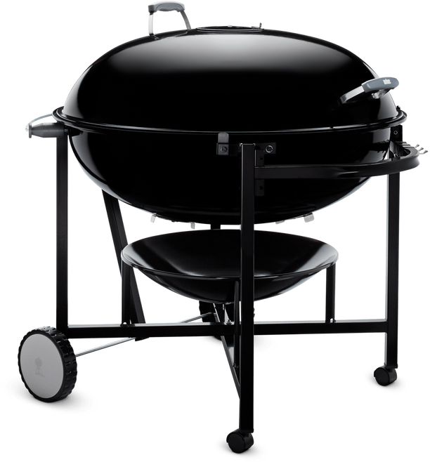 Weber® Ranch™ 37.7" Black Kettle Charcoal Grill 8