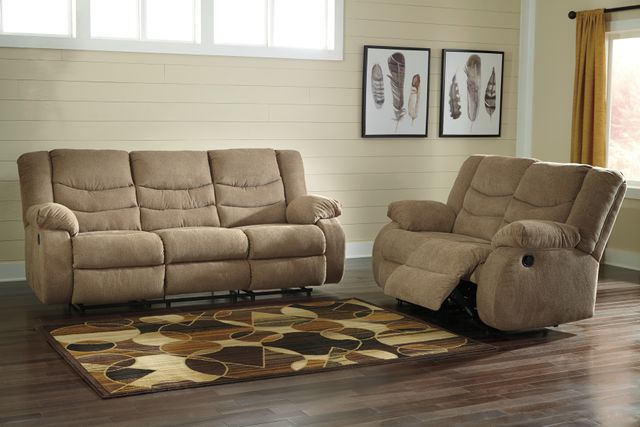 Signature Design by Ashley® Tulen 2-Piece Mocha Living Room Reclining Seating Set-3