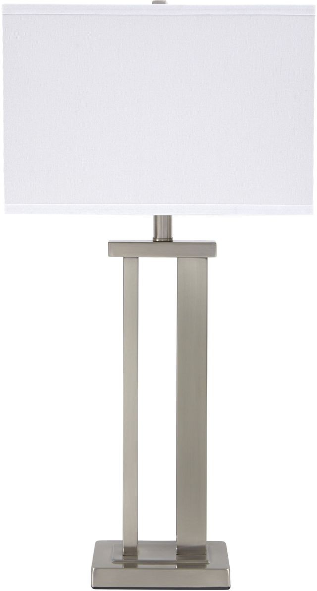 Signature Design by Ashley® Aniela Silver Metal Table Lamp-1