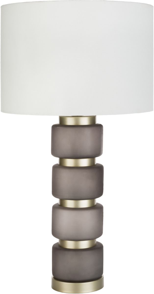Surya Aminah Brown Frosted Table Lamp-0