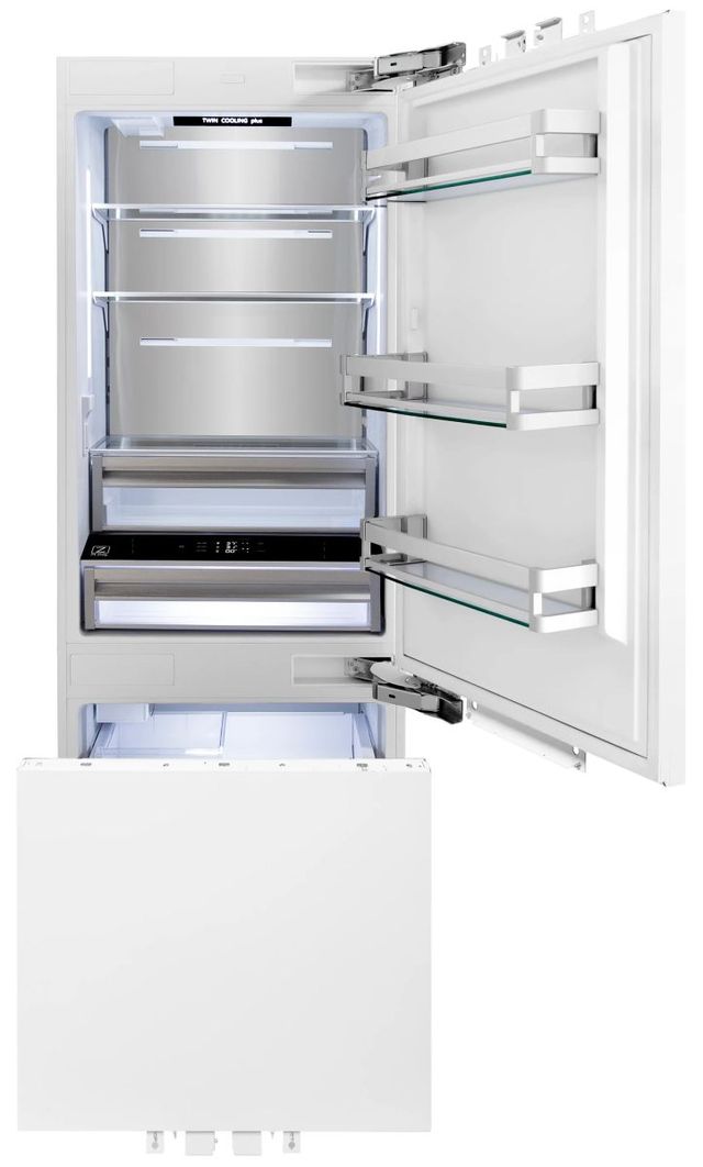 ZLINE 16.1 Cu. Ft. Panel Ready Counter Depth Bottom Freezer Refrigerator 2