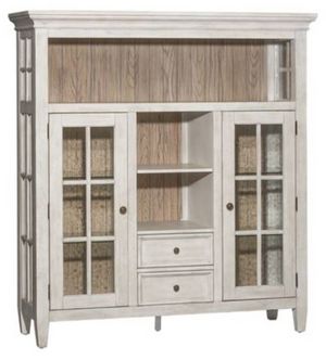 Liberty Heartland Antique White Display Cabinet