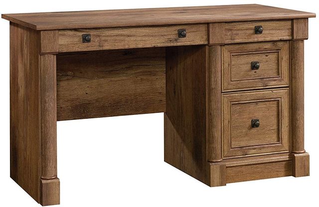 Sauder® Palladia Vintage Oak Office Desk | iDeal Furniture | Danbury, CT