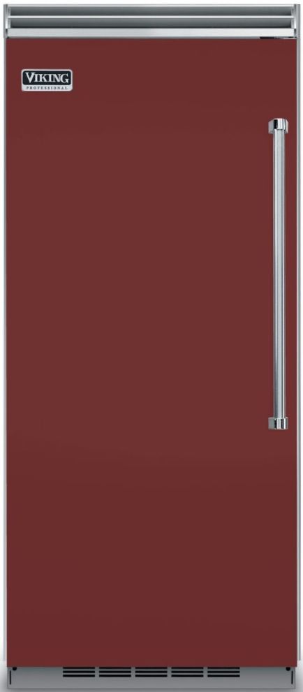 Viking® 5 Series 19.2 Cu. Ft. Reduction Red Professional Left Hinge All Freezer